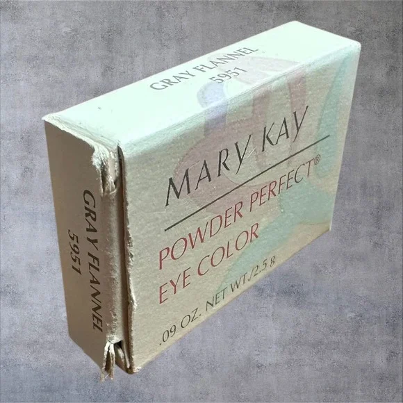 Mary Kay Powder Perfect Eye Color Gray Flannel 5951 Gray Vintage Shadow - Picture 1 of 7